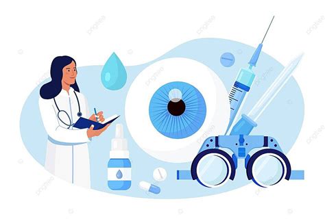 Eye Care And Vision With Ophthalmologist Treatment Lens Ophthalmology