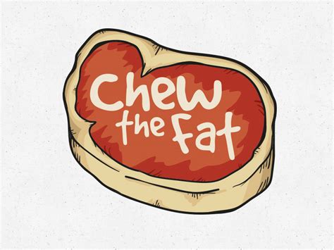 Chew The Fat Logo By Michael Hobson On Dribbble