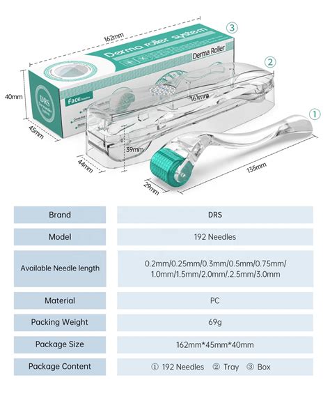 192 Derma Roller 192 Needles Micro Needle