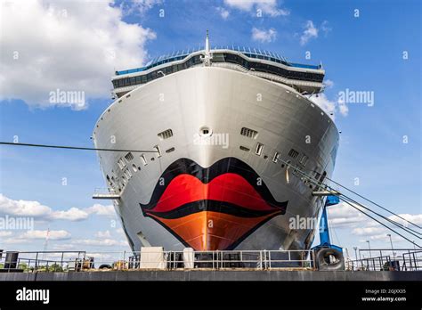 Papenburg Deutschland 24 August 2021 Neues Kreuzschiff AIDA Cosma