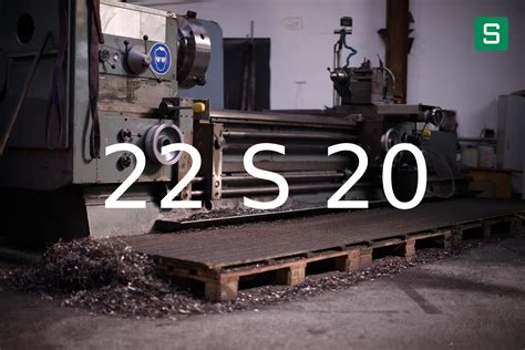 22 S 20 DIN EN Steel Material Sheet SteelShop