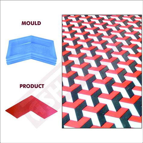 Pvc Arrow Paver Block Mould Packaging Type Plastic Bag Size Mm