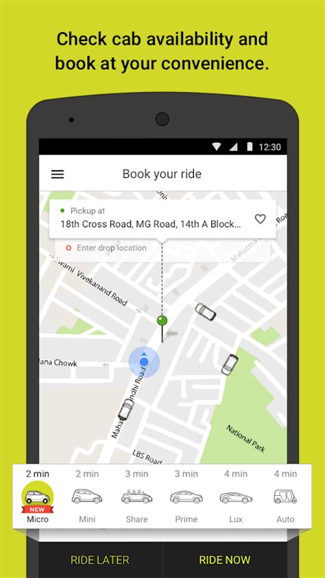 Ola Cabs Taxi Auto Car Rental Share Booking Android Apps On