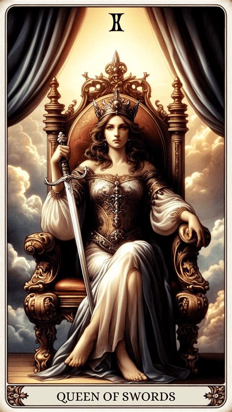 Unlock The Queen Of Swords Tarot Cards Essence Dive Into Her Wisdom