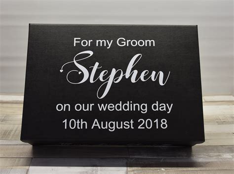 Personalised Groom Box Groom Gift Box Large Groom Box Husband To Be