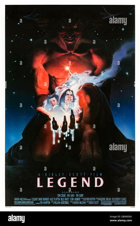 Movie Poster Legend 1985 Fotografías E Imágenes De Alta Resolución Alamy