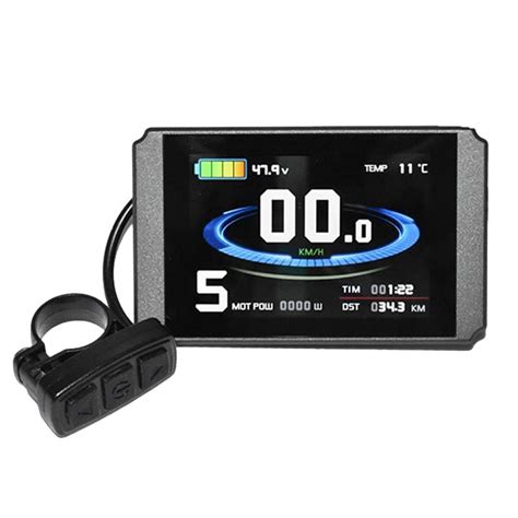 Kt Ebike Lcd Display 24v 36v 48v Lcd8h Display Waterproof Connector With Usb Electric Bicycle