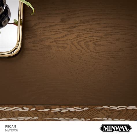 Minwax Wood Finish Water Based Pecan Mw1006 Solid Interior Stain 1 Quart Mw1006 1658613 At