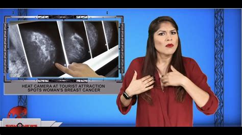 Heat Camera At Tourist Attraction Spots Womans Breast Cancer Asl 102719 Youtube