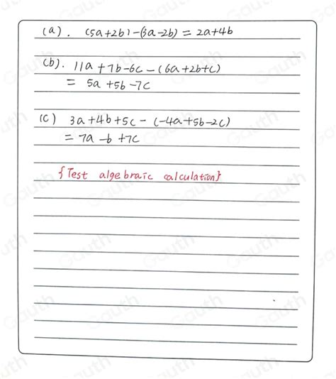 Solved Vii Resuelve Las Siguientes Restas Algebraicas Correctamente