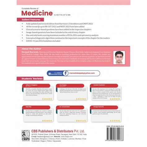 Complete Review Of Medicine For Next Ini Cet And Nbe 6th Edition 2023 By