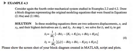 Solved Problem Draw A Simulink Diagram To Represent Chegg