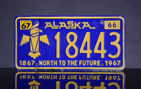 Alaskan License Plate Totem Pole Sam Mcgees