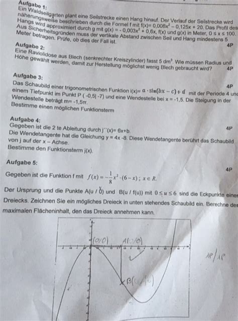 Klausur Mathe Klasse 11 Klausuren Mathematik Fur Die Jahrgangsstufe 11 Im Kostengunstigen