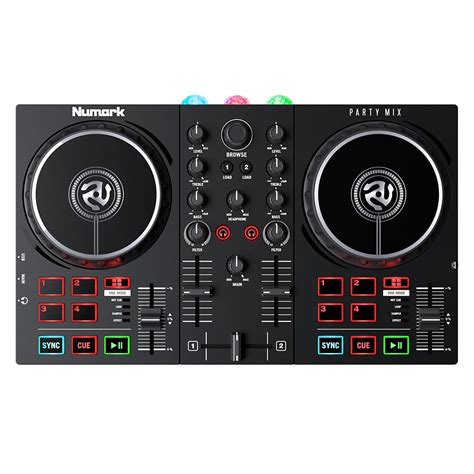Numark Party Mix II DJ Controller with Built-In Light Show - Techno Tribe