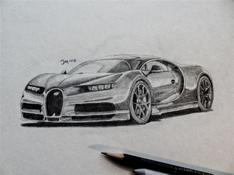 Bugatti Drawings In Pencil