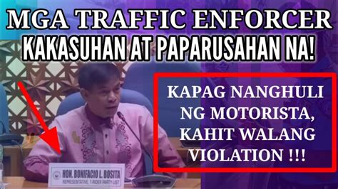 KAKASUHAN NA MGA TRAFFIC ENFORCER NA MANGHUHULI KAHIT WALANG VIOLATION