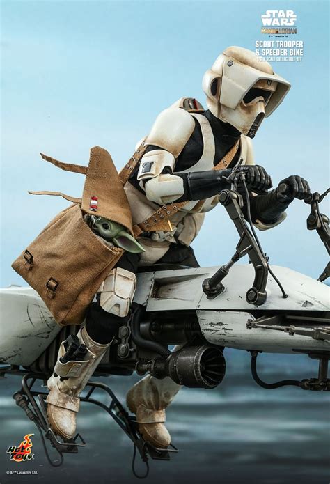 Hot Toys 1 6th Scale Scout Trooper And Speeder Bike Collectible Set TMS017 EBay