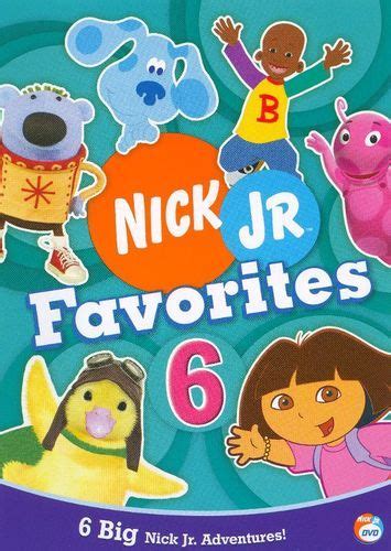 Nick Jr. Favorites, Vol. 6 [DVD] | Nick jr, Programming for kids, Junior