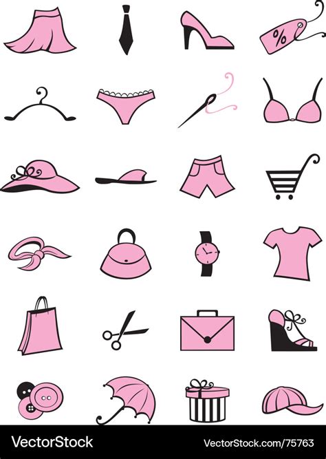 Pink Lingerie Vector Images Over