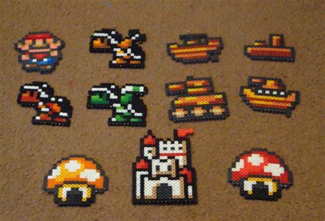 Perler Super Mario Bros 3 World Map Collection By Pika Robodeviantart