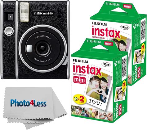 Fujifilm Instax Mini 40 Cámara instantánea negra Fujifilm Instax Mini