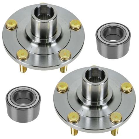 Mazda 3 5 Front Driver Passenger Side Wheel Bearing Hub Kit 4 Piece