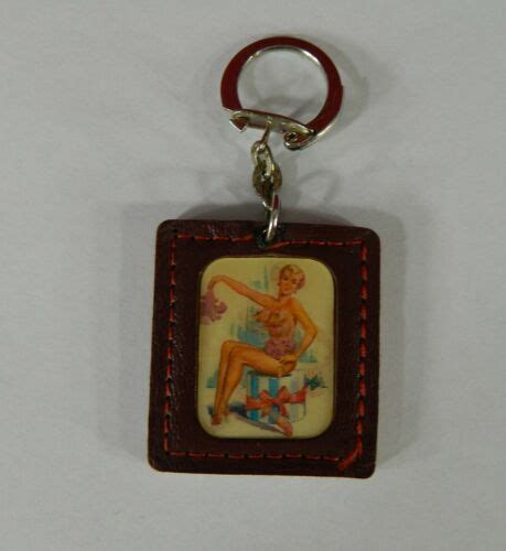 Vintage Keychain Risqué Vari Vue Flicker Nude Woman eBay