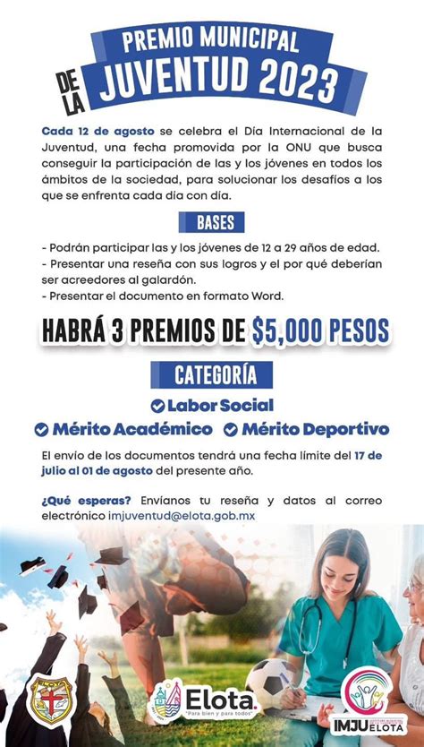 Por Tus Logros Lanzan Convocatoria Al Premio Municipal De La Juventud