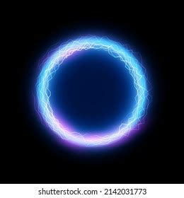 Electric Lightning Ball Energy Magic Effect Stock Vector Royalty Free