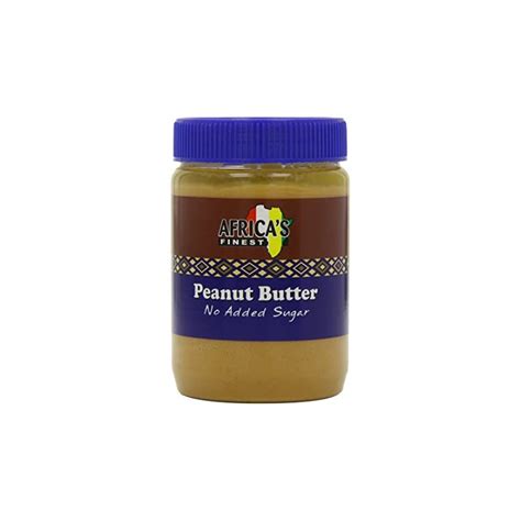 Africas Finest Peanut Butter No Added Sugar 500g