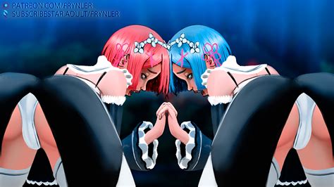 Re Zero Rem Ram Ambushed By Magic Beasts By Frynler Hentai Foundry