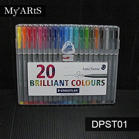 Jual Staedtler Triplus Fineliner Brilliant Colours Di Lapak Myarts