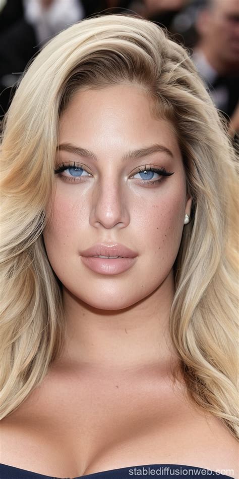 Ashley Graham Blonde Blue Eyes Pale Skin Prompts Stable Diffusion Online