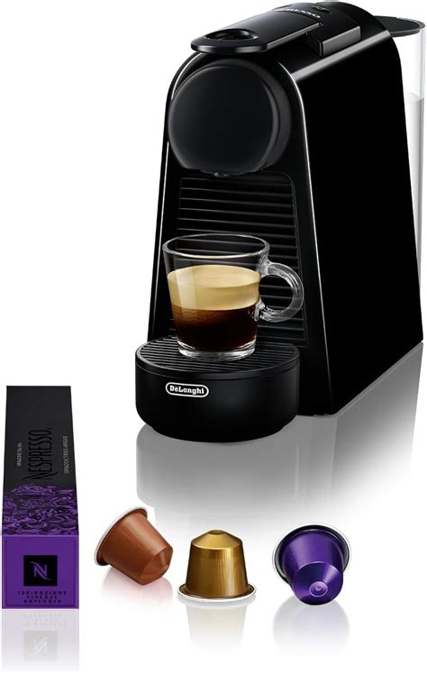 Machine à Café Nespresso Krups Essenza Mini Noir Cafetière à Capsules Xn110810 Amazon Fr