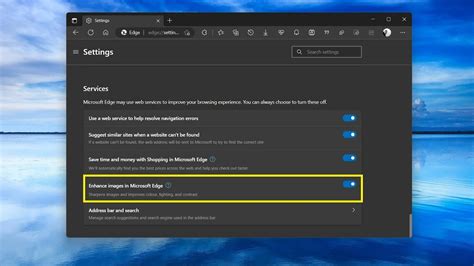 How To Disableenable Enhance Images In Microsoft Edge Sharpens Colour Lighting And Contrast