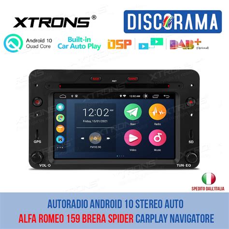 Autoradio Android Stereo Auto Alfa Romeo Brera Spider Carplay