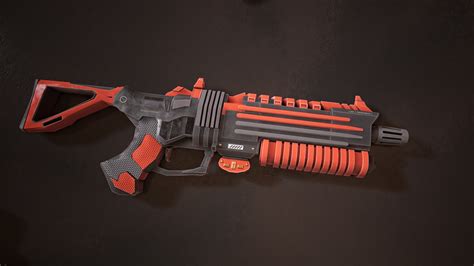 ArtStation - Sci-fi Futuristic Laser Rifle | Game Assets