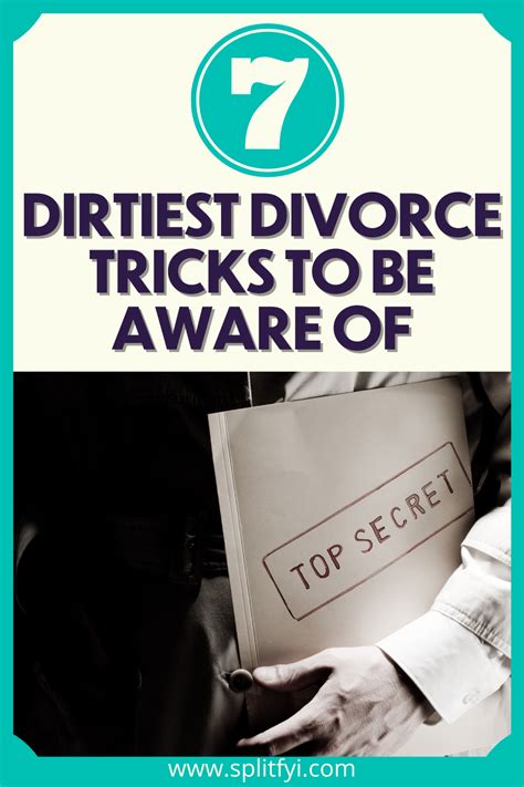 7 Dirtiest Divorce Tricks To Be Aware Of Divorce Advice Divorce Help