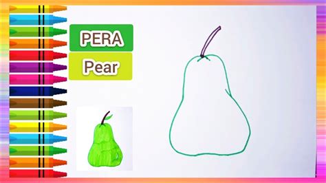 C Mo Dibujar Una Pera Paso A Paso Dibujo De Pera How To Draw A Pear