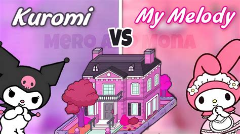 Toca Life World My Melody And Kuromi Move To Maple Avenue House🥺💖 [ Cute Toca Boca House Ideas