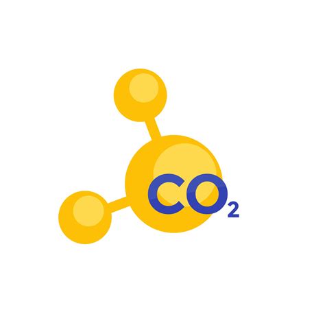 Co2 Molecule Icon For Web 3108144 Vector Art At Vecteezy