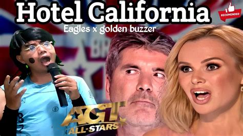 Golden Buzzer All The Judges Cried When He Heard The Song Eagles With