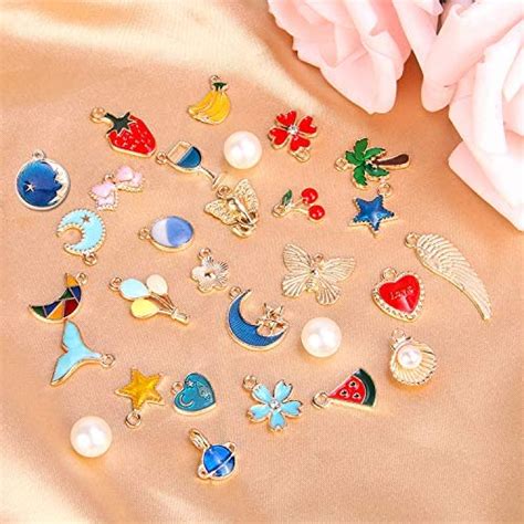 Sannix Pcs Wholesale Bulk Lots Jewelry Making Charms Assorted Gold