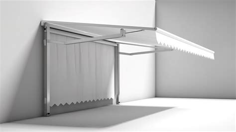 Sunshade Isolated On White 3d Rendered Canopy Awning Or Backgrounds ...