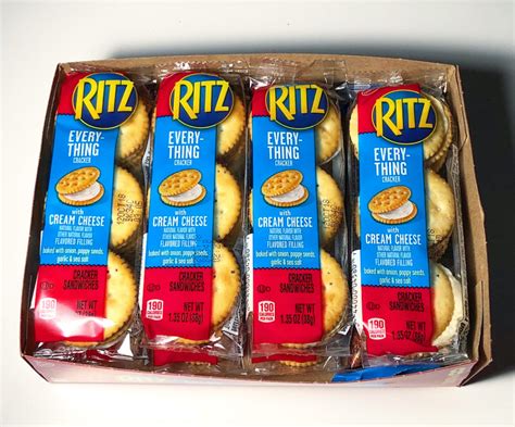 REVIEW: Ritz Everything Crackers with Cream Cheese - Junk Banter