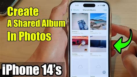 Iphone S Pro Max How To Create A Shared Album In Photos Youtube