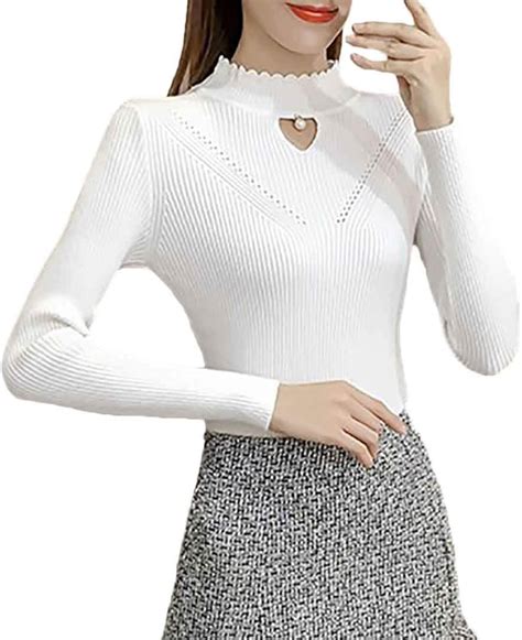 Mujer Pullover Punto Primavera Otoño Manga Larga Sudaderas Elegante