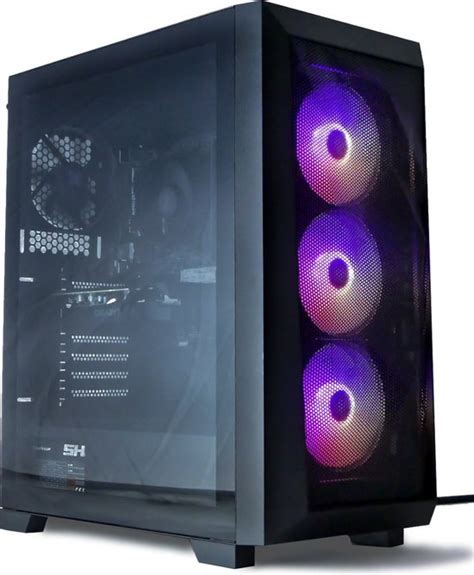 Amd Ryzen 4100 Rgb Game Computer Gaming Pc 16gb 2x8 Ram 500gb