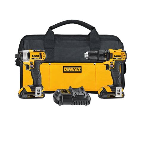 Dewalt Volt Max Lithium Ion Cordless Drill Driver Combo Kit Tool